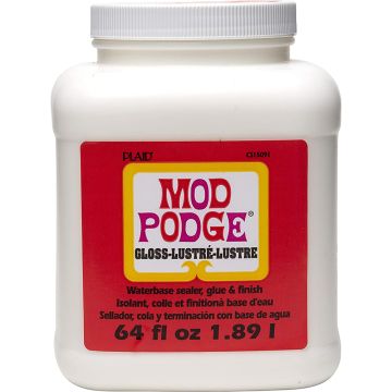 Plaid Mod Podge Waterbase Sealer, Glue and Finish, 64 oz, Gloss