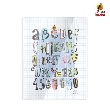 Four Line 9x7 PVC Note Book 60S - Falcon