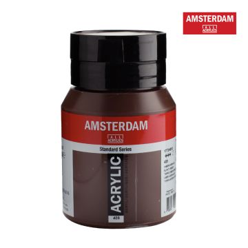 Acrylic Paint 500ml - Burnt Umber 409 - 17724092 Amsterdam