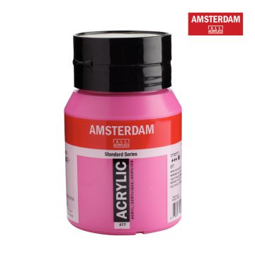 Acrylic Paint 500ml - Permanent Red Violet Light  (17725772) Amsterdam