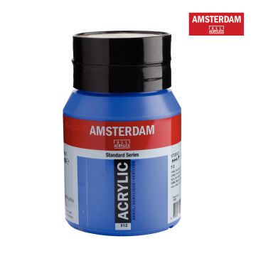 Acrylic Paint 500ml - Cobalt Blue Ultramarine 512 - 17725122 Amsterdam