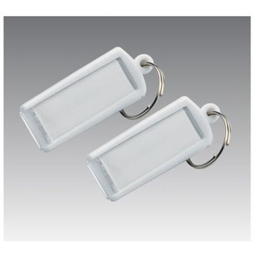 Key Tag White Omega 50 Pcs