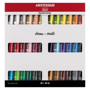 Acrylic Colour Set of 36X20ml