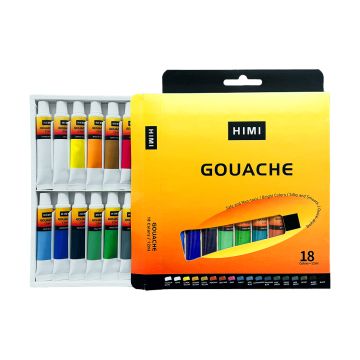 Miya Gouache Paint Set of 18x12ml YSF304