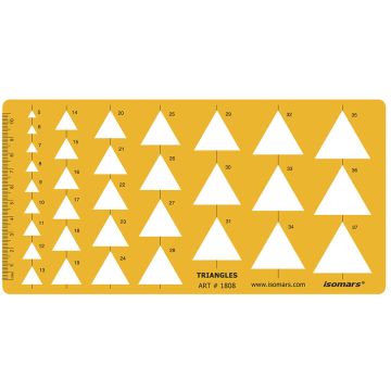 Triangular Template Isomars - 1808M