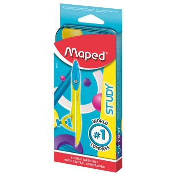 Maped Set Study Fancy  POP Geometry 9pcs Set