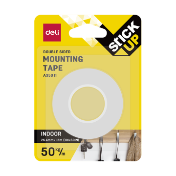 Foam Mounting Tape 25.4mm x 1.5m Deli - 35011