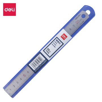 Steel Ruler 20cm Deli - 8462