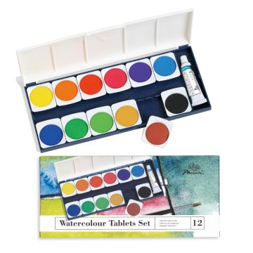 Phoenix Water Colour Tablets set of 12 PWT1230S