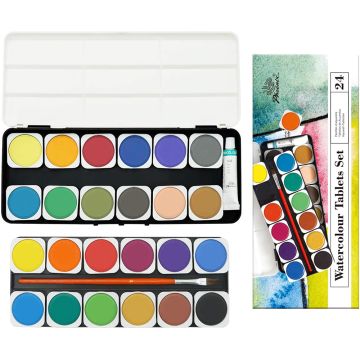 Phoenix Water Colour Tablets set of 24 PWT2430S