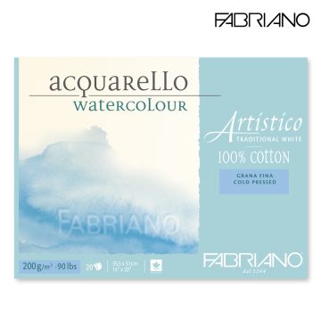 Artistico Acquarello White Watercolor Block Fabriano - 20013551
