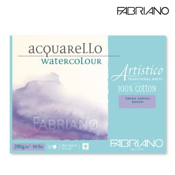 Artistico Acquarello White Watercolor Block Fabriano - 20023045