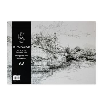 Tulip Watercolour Drawing Pad A3 / 20L Grandluxe - 3559