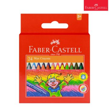 Wax Crayons 24 Colours Faber Castell