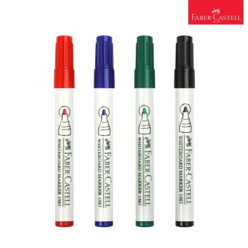Whiteboard Marker Bullet Tip Set Of 4 Faber Castell 
