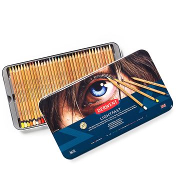 Derwent Colored Drawing Pencils, Metal Tin, 36 Count