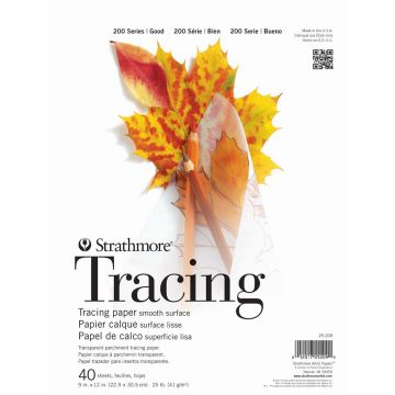 Strathmore 25-209 Tracing Paper 200 Series Pad 9" x 11"