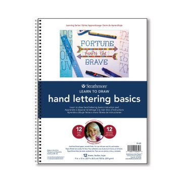 Strathmore 25-652 Learning Series Hand Lettering Basics Pad 9" x 12"