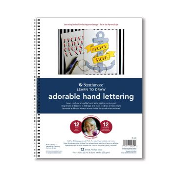 Strathmore 25-653 Learning Series Adorable Hand Lettering Pad 9" x 12"