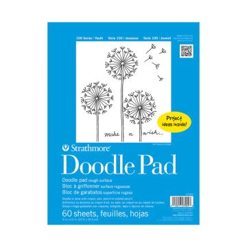 Strathmore 27-009 Youth Doodle Pad 100 Series 9" x 11"