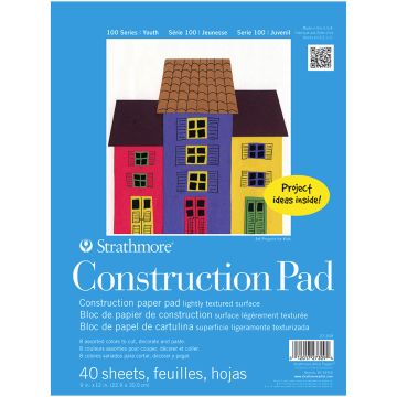 Strathmore 27-309 Kids Construction Paper 9" x 11"