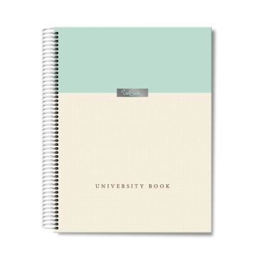 3 Subject Hard Cover University Book U3-03