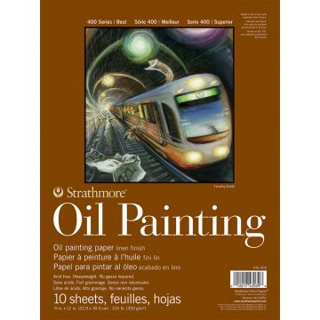 Strathmore 430-309 Oil Painting Paper Pads 400 Series 9" x 12"