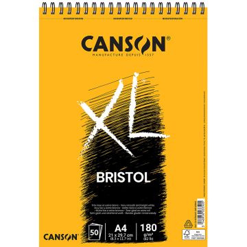 Canson XL Bristol Spiral 180g - A4 - 31078A021