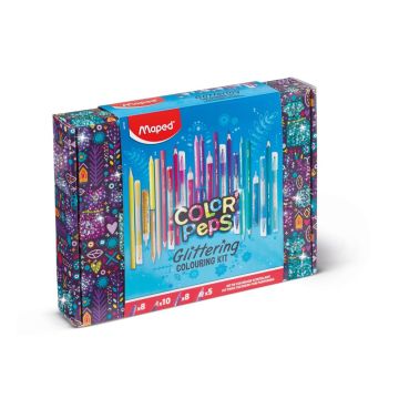 Maped 31-Piece Glitter Colouring Kit Multicolour