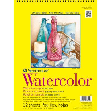 Strathmore 360-9 Watercolor Pad Cold Press 9" x 11"