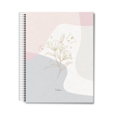 4 Subject Hard Cover University Book U4-02