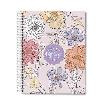 4 Subject Hard Cover University Book U4-01