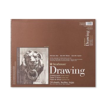 Strathmore 400-107 Drawing Paper Pad 400 Series Smooth Surface 14" x 17"