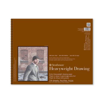 Strathmore 400-214 Drawing Paper Pad 400 Series 24 Sheets 14" x 17"