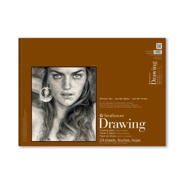 Strathmore 400-8 Drawing Paper Pad 400 Series Medium Surface 18" x 24"