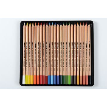 LYRA Rembrandt Polycolor Tin Box - 24pcs