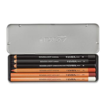 LYRA Rembrandt Sketching Set Tin Box - 6pcs