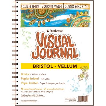 Strathmore 460-29 Visual Bristol Journal 9" x 12" Vellum