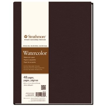 Strathmore 467-8 Watercolor Hard-Bound Art Books 400 Series 8.5" x 11.5"