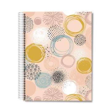 5 Subject Hard Cover University Book U5-01