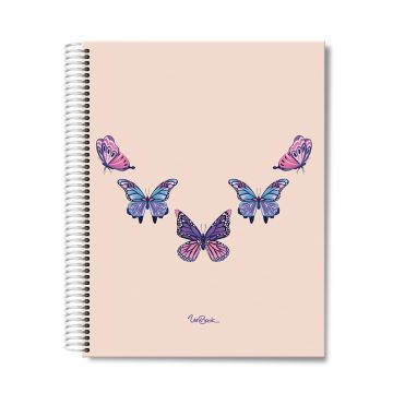 5 Subject Hard Cover University Book U5-02