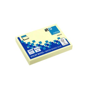 Note Pad 50x75mm FSC Yellow 100sht UPM - 565601