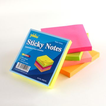 Post It Pad 3x3 Neon 5 Colour