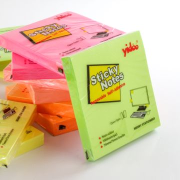 Post It Pad 3x3 Neon  Colour
