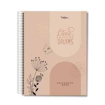 6 Subject Hard Cover University Book U6-01