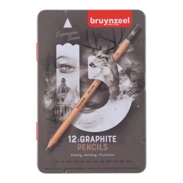 Expression Graphic Pencil Set (12 Pcs) - Bruynzeel 60311012