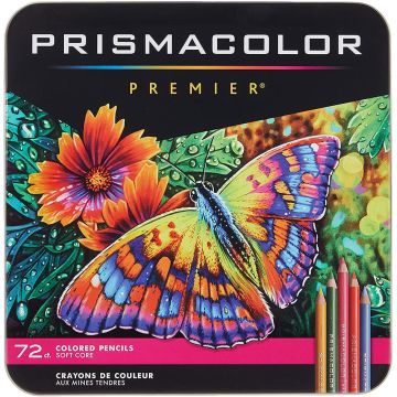 Prismacolor premier Colored Pencils, Soft Core, 72 Pack - 35998