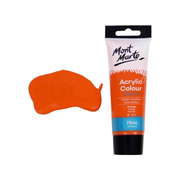 Mont Marte Studio Acrylic Paint 75ml - Orange