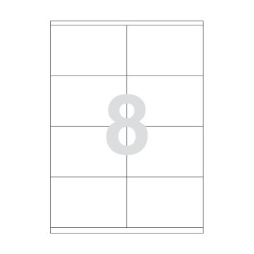 Agipa 8 Labels 105 X 70mm A4