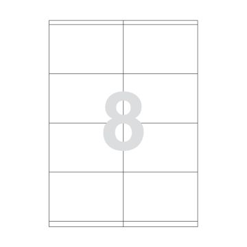 Agipa 8 Labels 105 X 72mm A4